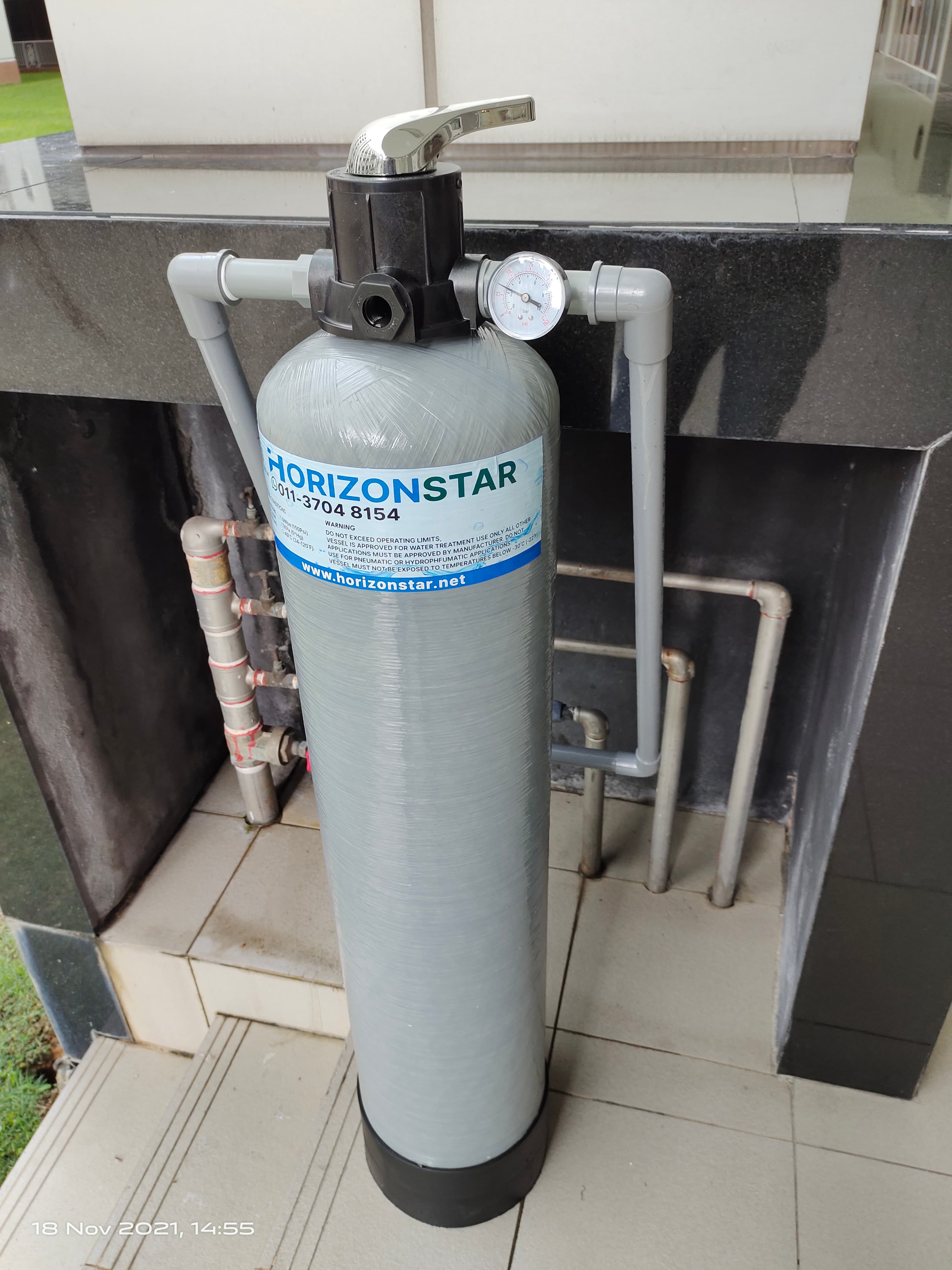 Installation outdoor filter